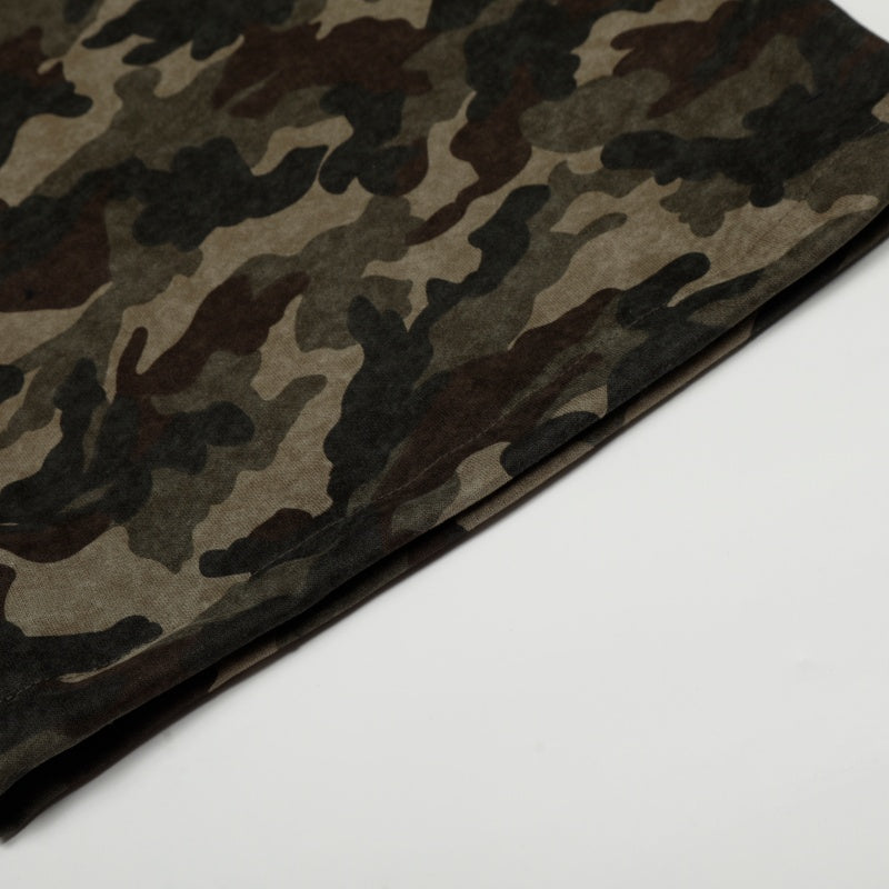 American-style streetwear harem pants Vintage Camo Red Graphic Draped Wide Leg