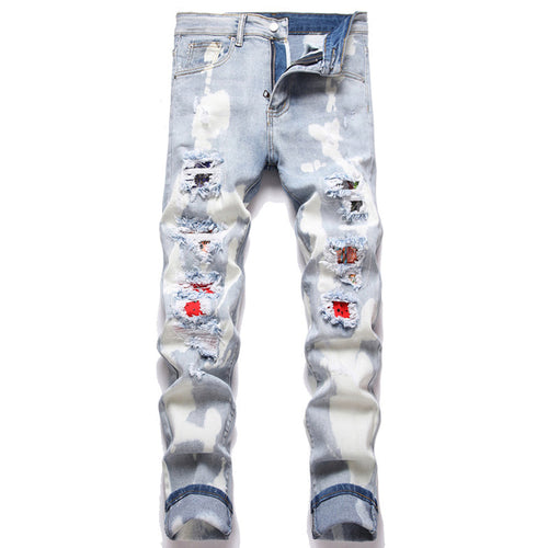 AMIRI Jeans High-quality distressed pure cotton