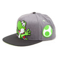 Trendy flat brimmed snapback hatscartoon sunshade