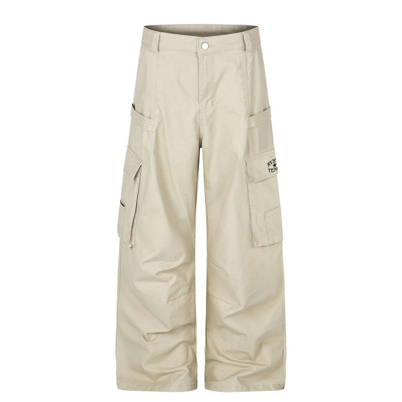 American-style streetwear harem pants Minimal Logo Utility Cargo Trousers