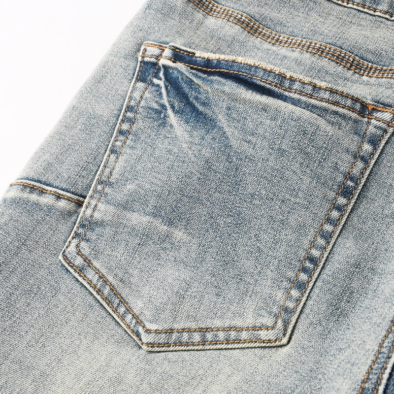 Purple brand Jeans High-quality pure cotton streetwear trousers line