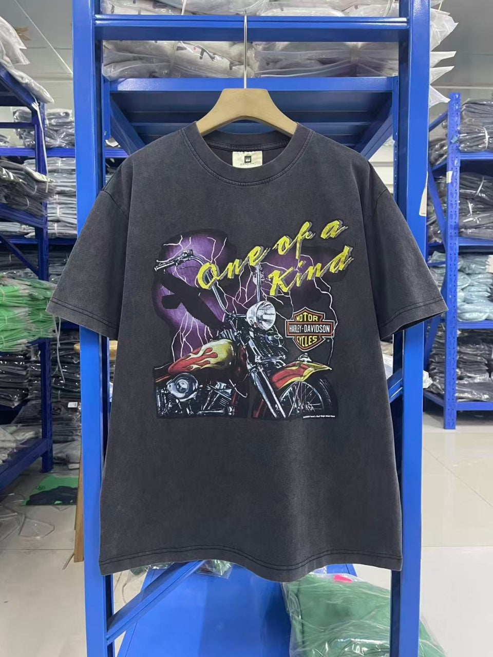 Vintage style washed summer wear T shirt