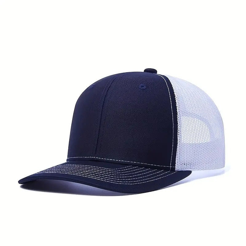 Trendy flat brimmed snapback hatssunshade net hat