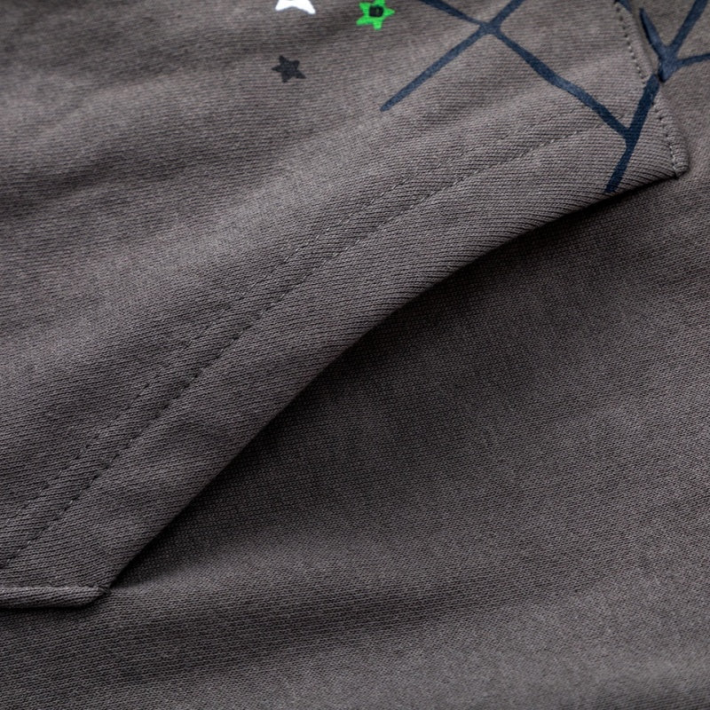 Spiderweb hoodie High-quality pure cotton for autumn and winter