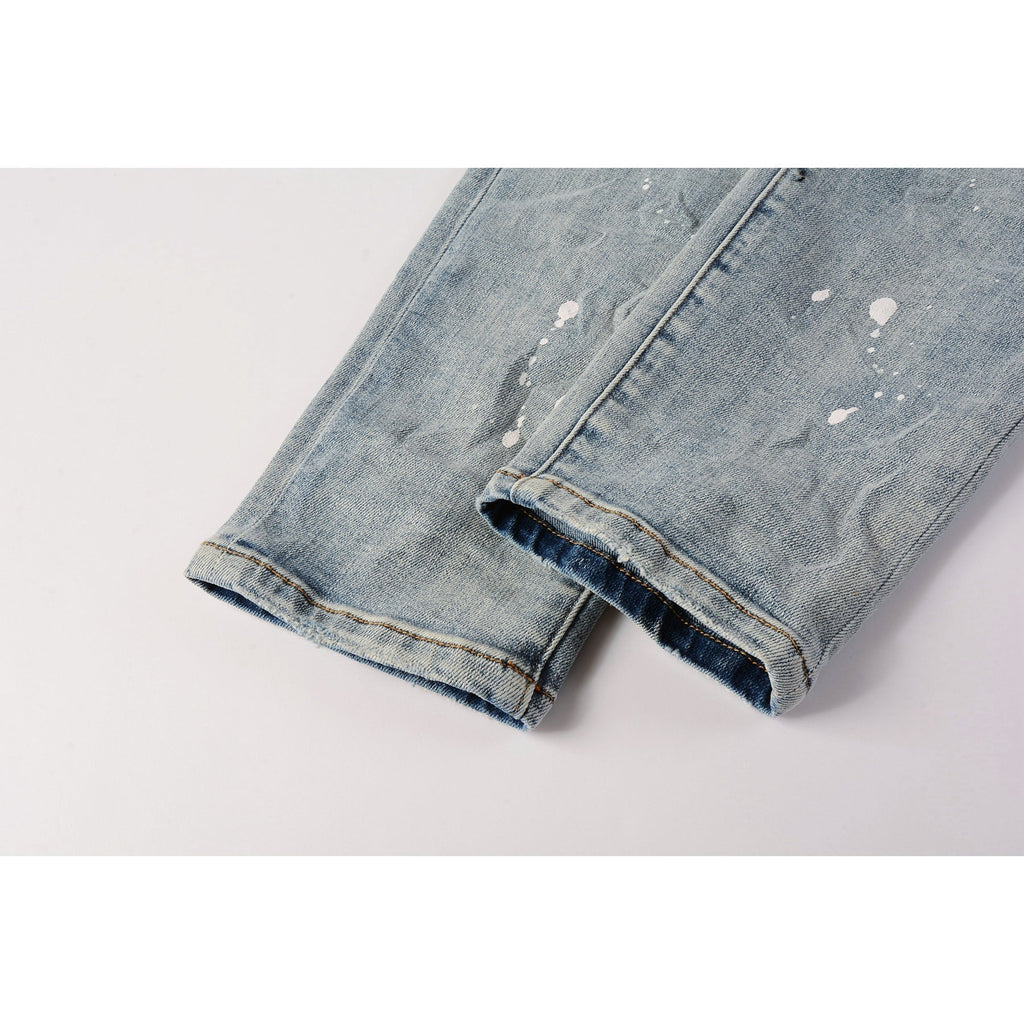 purple brand jeans Pure Cotton High Street Trend