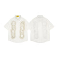 Unisex vintage T-shirt Polo shirt with a stand-up collar