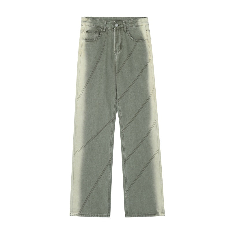 American-style streetwear harem pants Classic Button Fly Relaxed Silhouette