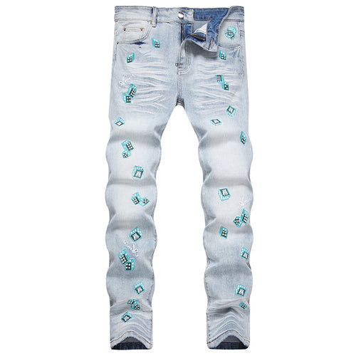 AMIRI Jeans High-quality distressed pure cotton