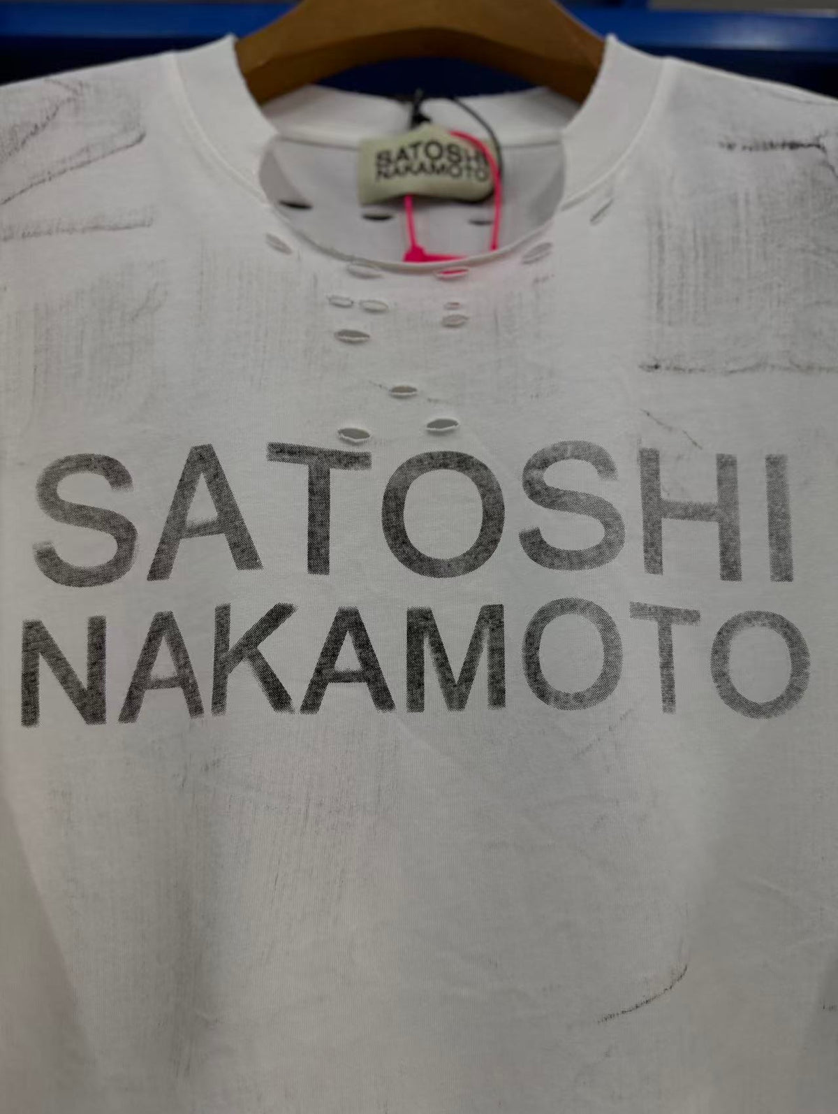 Satoshi Nakamoto t shirt High-quality heavyweight streetwear with a vintage, distressed aesthetic.
