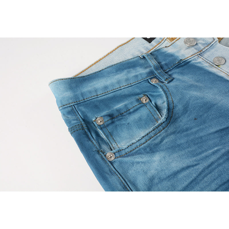 purple brand jeans Pure Cotton High Street Trend