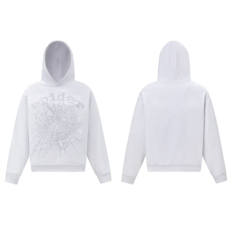 Spiderweb hoodie High-quality pure cotton for autumn and winter