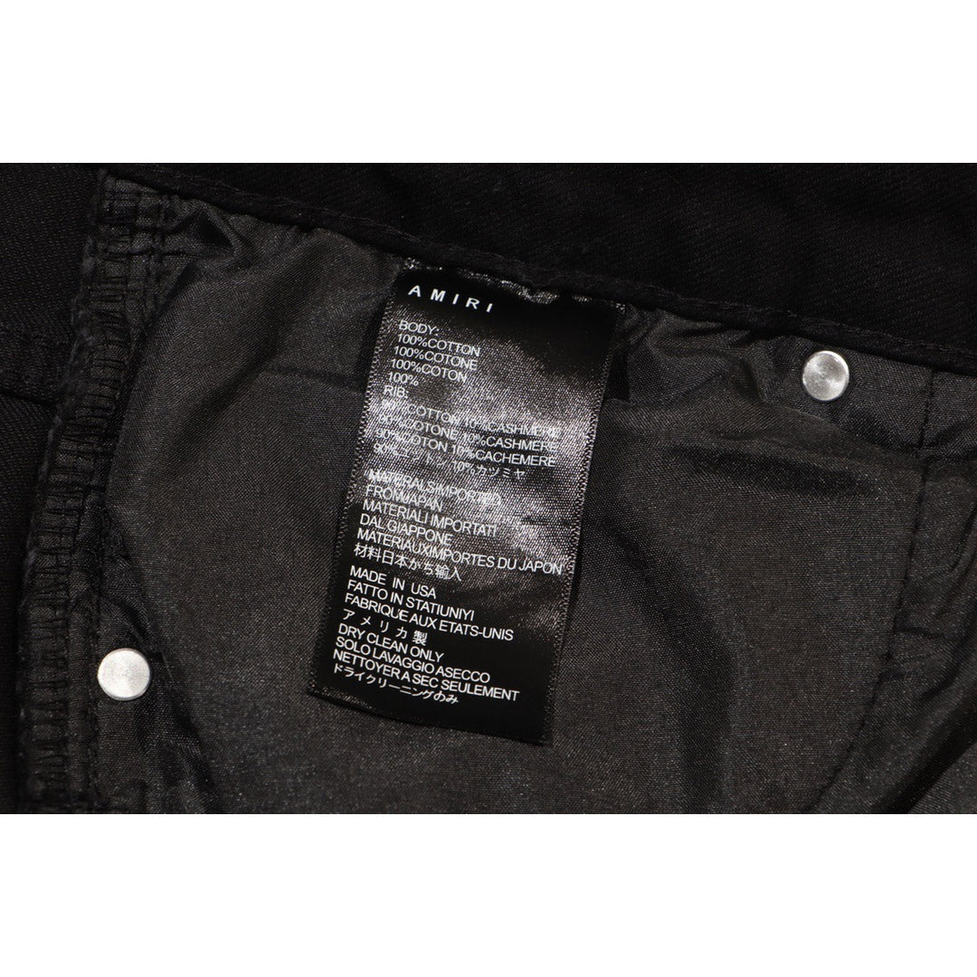 AMIRI Jeans Slim-Fit Ripped Jeans With DiAMIonds