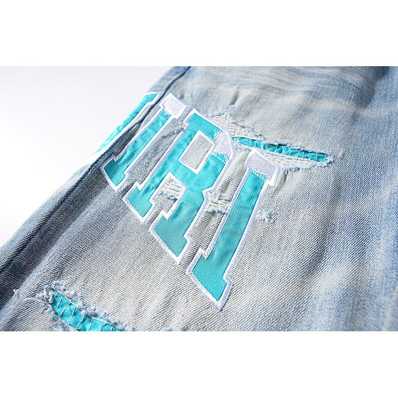 AMIRI Jeans Trendy Fake Ripped Jeans