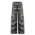 American-style streetwear harem pants Button Flap Pocket Relaxed Silhouette