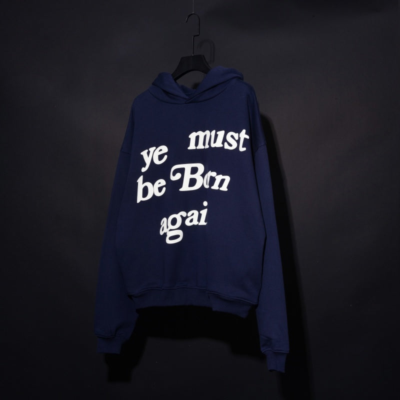 Unisex Vintage Hoodie  CPFM "Ye Must Be Born Again" Fleece-Lined Hoodie
