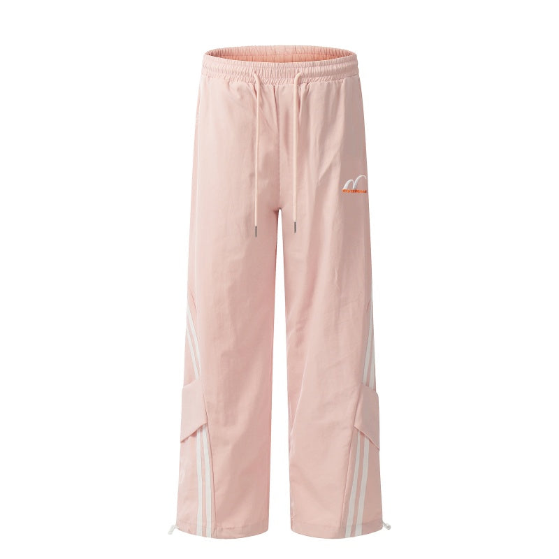 American-style streetwear harem pants Multi-color lightweight relaxed straight trousers