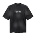 Saint Michael T Shirts Offset Printed SA1NT Minimal Typography