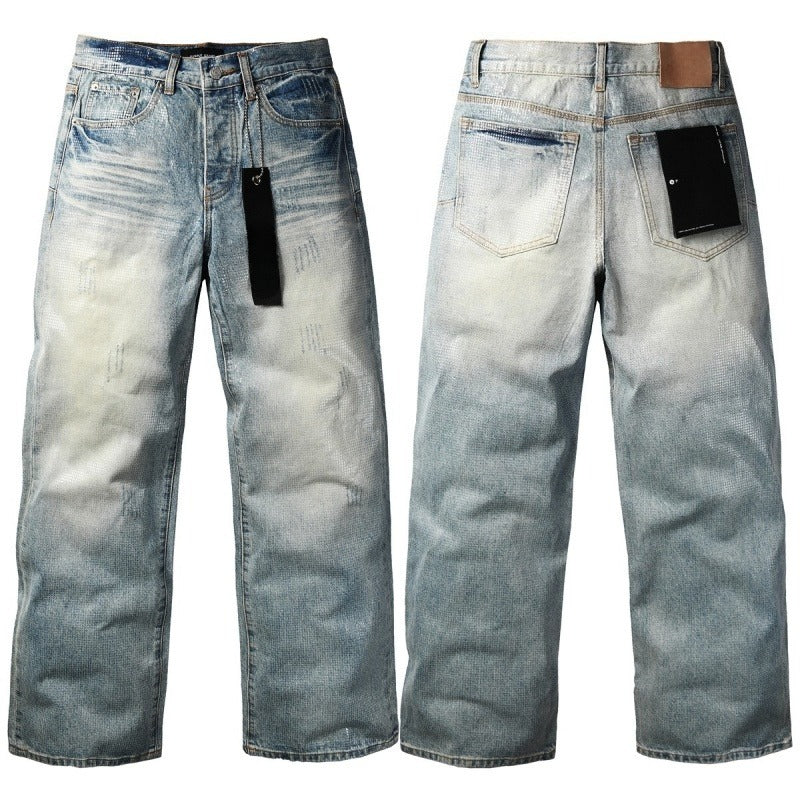 Purple brand Jeans High-quality pure cotton streetwear trousers