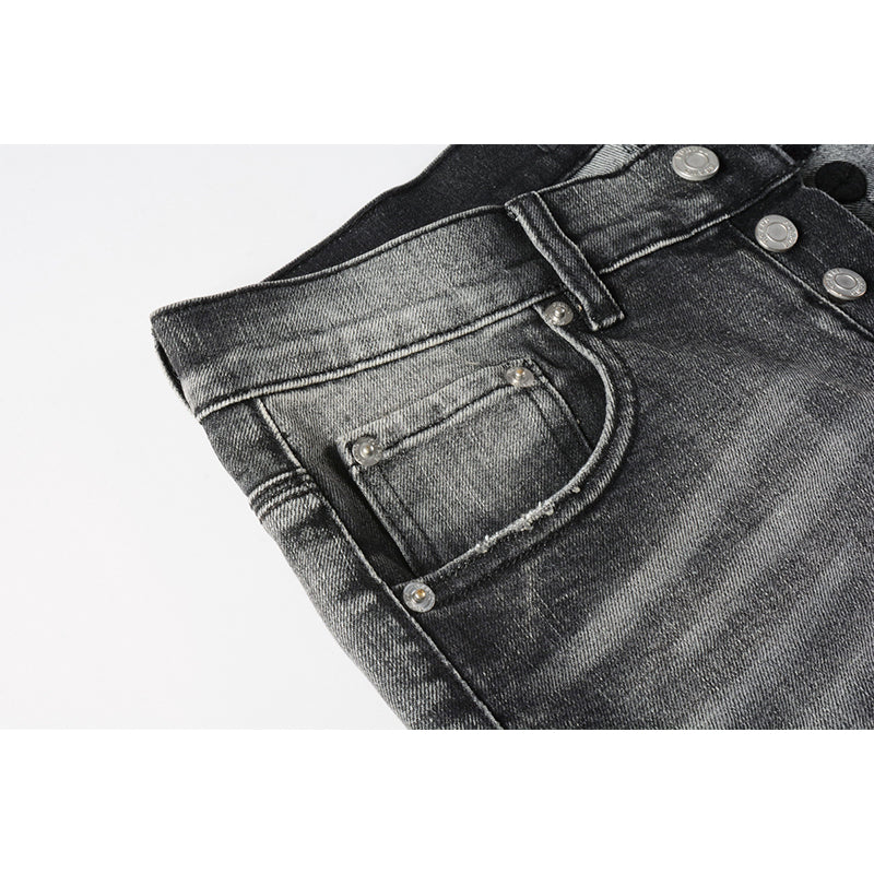 purple brand jeans Pure Cotton High Street Trend