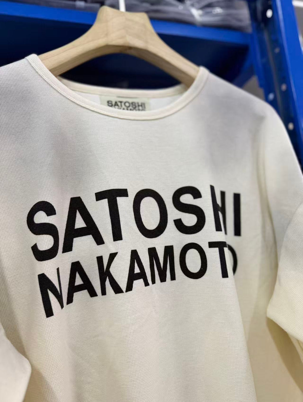 Satoshi Nakamoto Sweatshirt High-quality heavyweight streetwear with a vintage, distressed aesthetic.