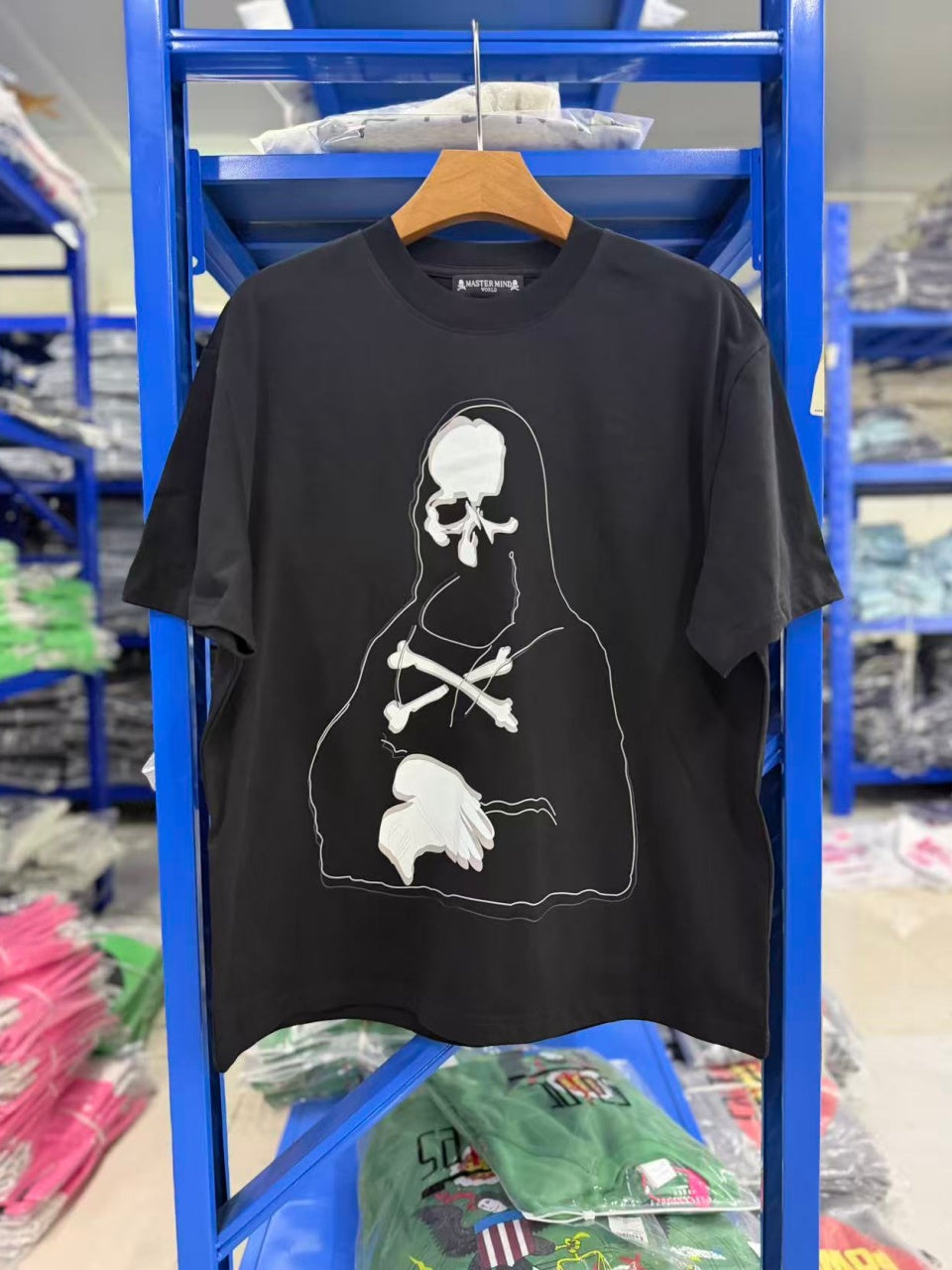 Vintage style washed summer wear T shirt Skull