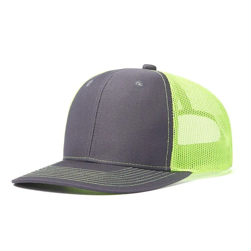 Trendy flat brimmed snapback hatsbreathable