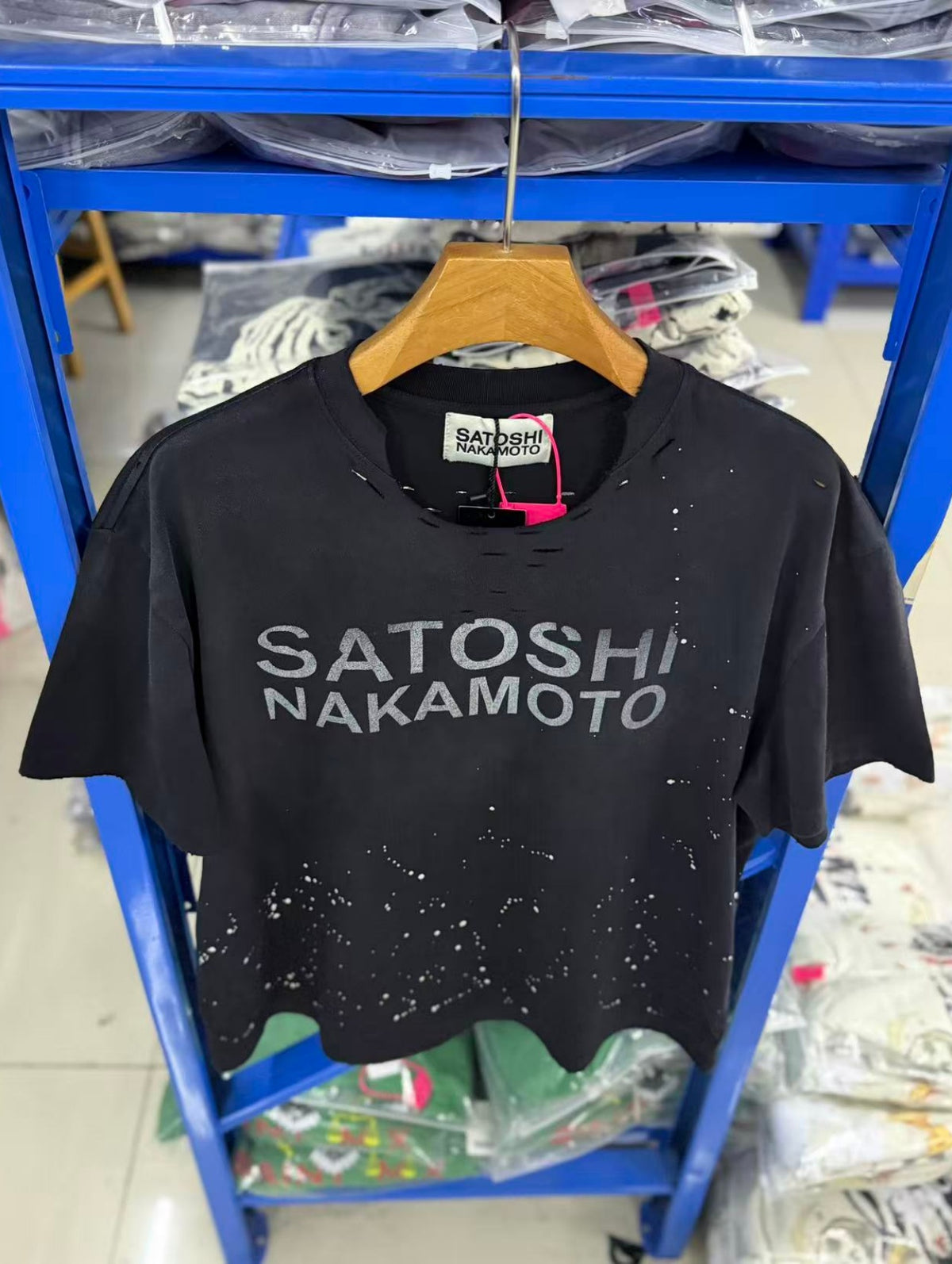 Satoshi Nakamoto t shirt High-quality heavyweight streetwear with a vintage, distressed aesthetic.