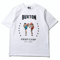 Mens T-shirt Vintage American-style Trendy brand "Kanye" Muay Thai-style graphic print