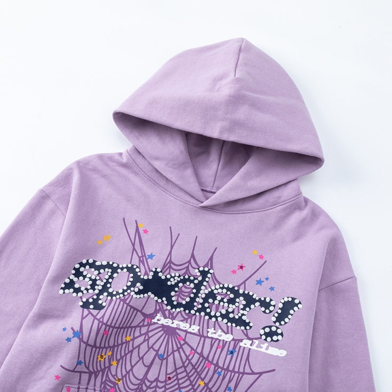 Spiderweb hoodie High-quality pure cotton for autumn and winter