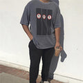 Mens T-shirt Vintage "Little Lightning" style worn by Kanye and Pharrell
