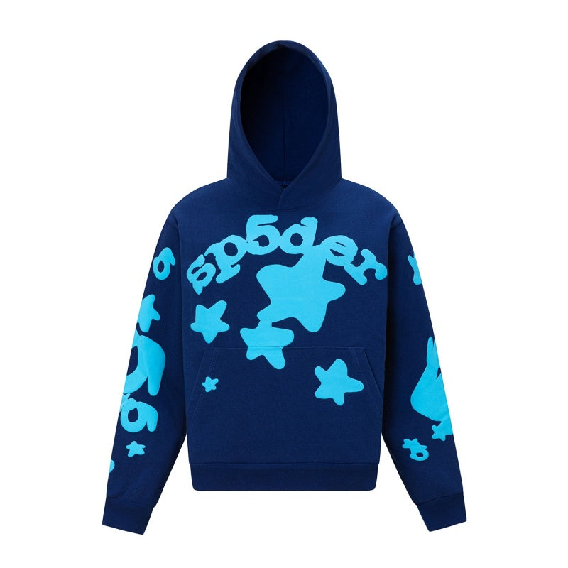 Spiderweb hoodie High-quality pure cotton for autumn and winter