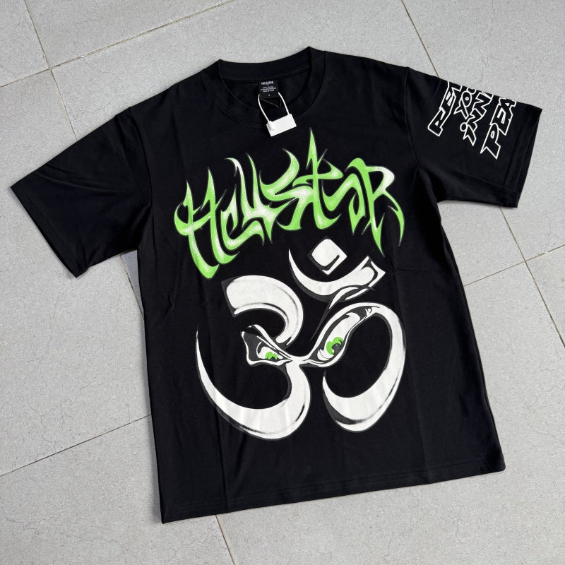 Vintage-style American T-shirt Sacred Third Eye Dark Tone Motif