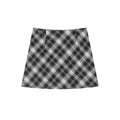 American-style vintage Skirt Contrast Grid Print High Waist Mini Skirt