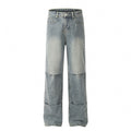 American-style streetwear harem pants Structural Panel Baggy Streetwear Denim Bottoms