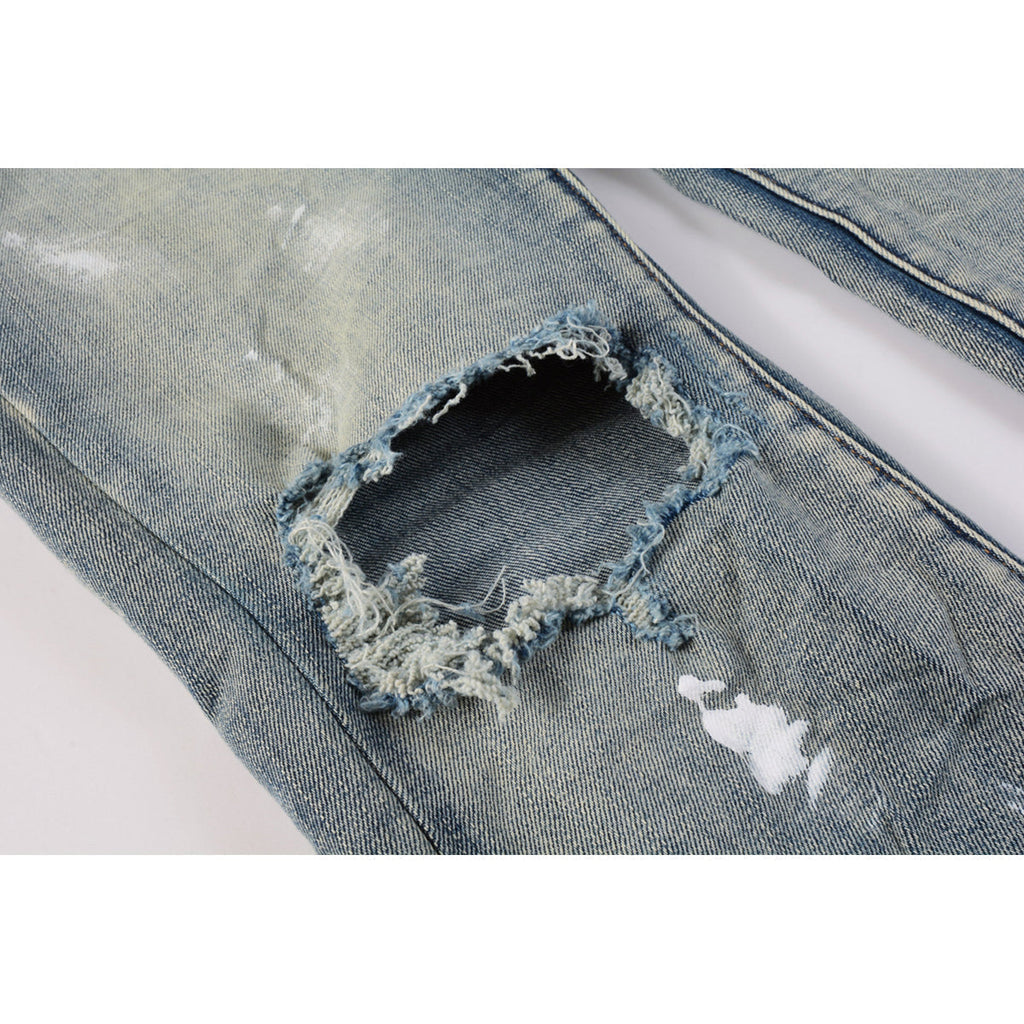 purple brand jeans Pure Cotton High Street Trend