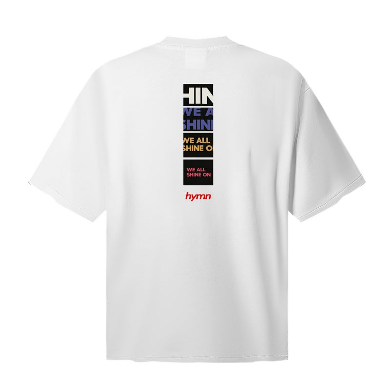 Saint Michael T Shirts Instant Karma! Bold Letter White Oversized Tee