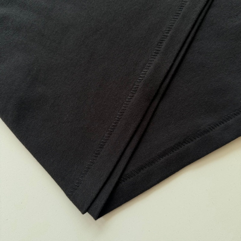 ERD T Shirts Framed Abstract Print Vintage Black Loose Tee