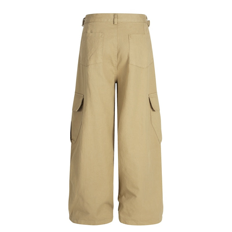 American-style streetwear harem pants Relaxed Baggy Streetwear Cargo Trousers
