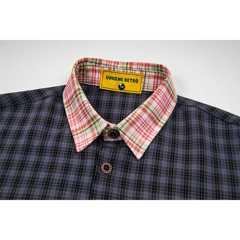 Unisex vintage T-shirt Polo shirt with a stand-up collar