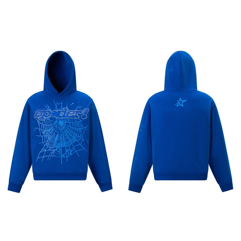 Spiderweb hoodie High-quality pure cotton for autumn and winter