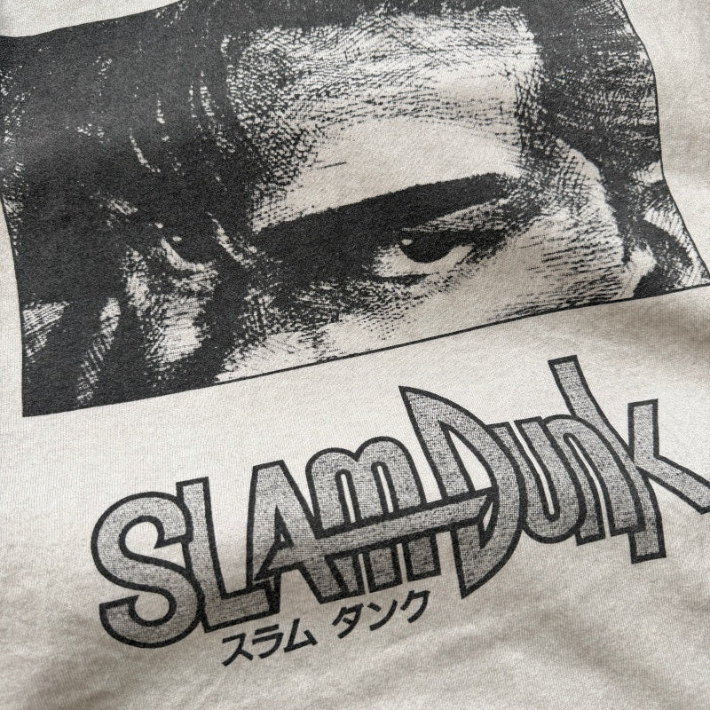 Unisex Vintage T Shirts "Don't Cry, the Game Isn't Over Yet" Limited Edition Heavyweight Washed T-Shirt — Features "Heaven & Earth" stitching and single-needle construction, a specialized garment-dyed enzyme/abrasion wash process, a