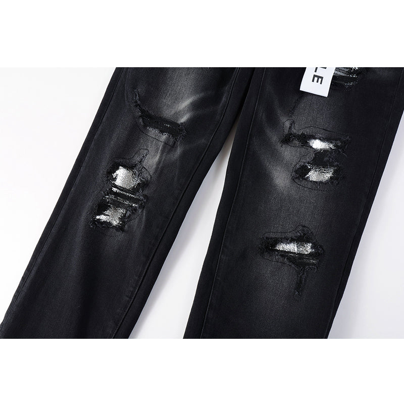 purple brand jeans Pure Cotton High Street Trend