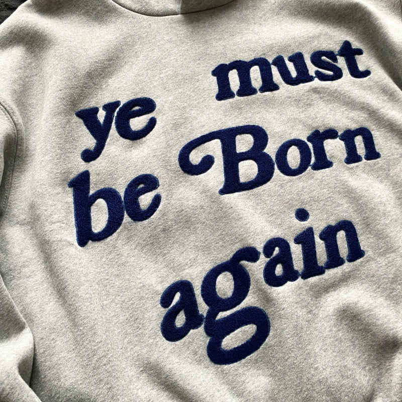 Unisex Vintage Hoodie   CPFM01 Model # CPFM "Ye Must Be Born Again"