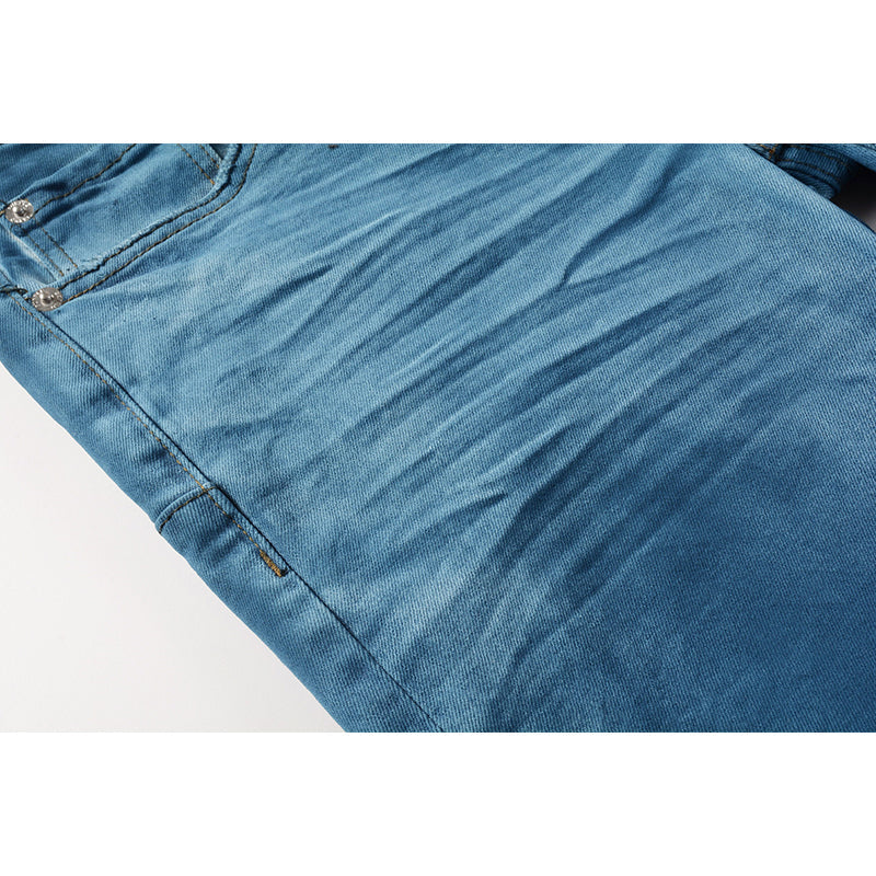 purple brand jeans Pure Cotton High Street Trend