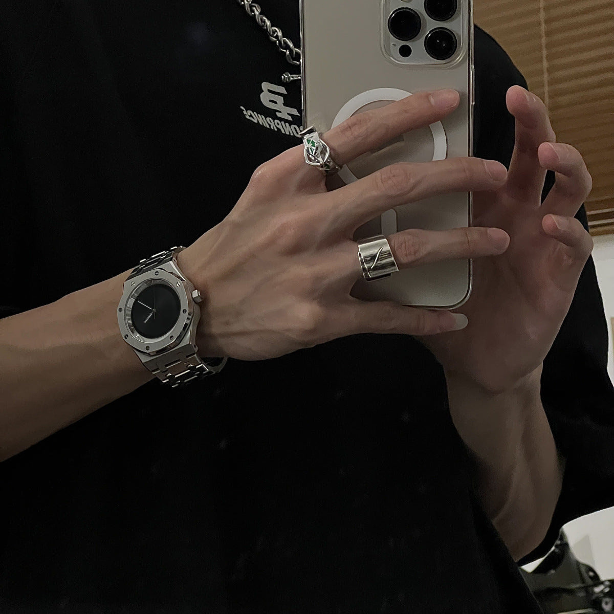 Men's watches luminous waterproof business sports