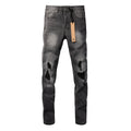 KSUBI Jeans Slim Fit Casual Ripped Jeans