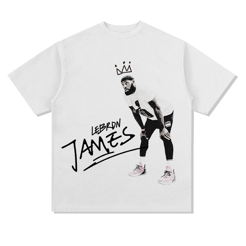 Nba T Shirt Fall/Winter Men's and Women's Long Sleeves T-shirt Loose High-quality pure cotton comfortable and trendy clothing