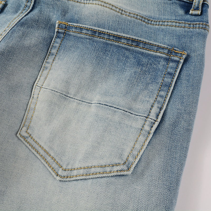 AM Jeans Diamond Hole Slim Fit #1308