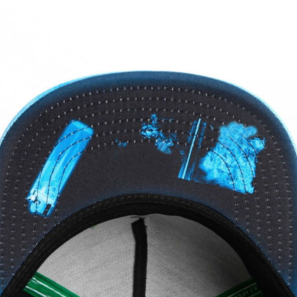 Trendy flat brimmed snapback hatsshade
