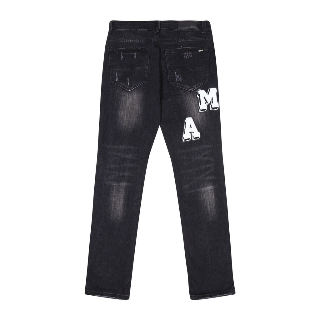 AMIRI Jeans Slim Fit Stretch Ripped Jeans